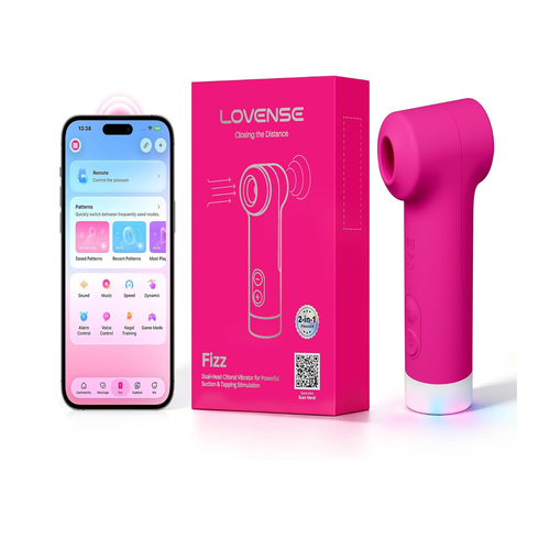 Máy rung âm vật Lovense Fizz hút và vỗ nhịp
