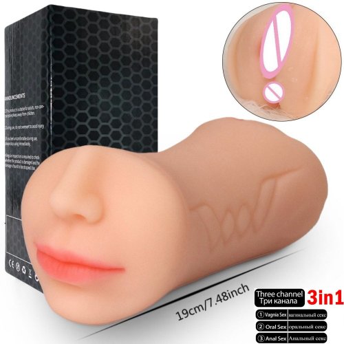 Âm Đạo Giả 2 Đầu 3 in 1 