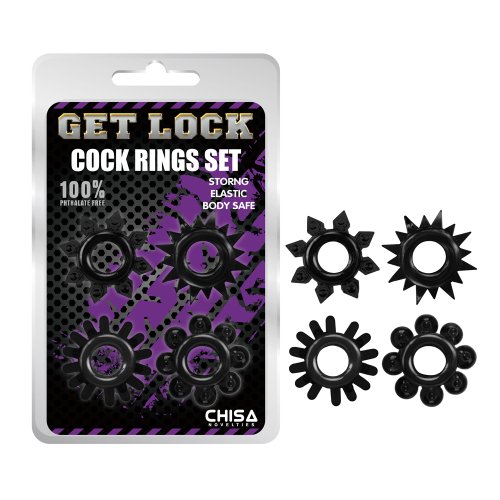 Bộ 4 vòng gai Get Lock dương vật