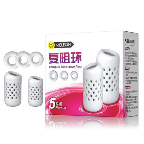 Bộ 5 vòng kháng lực dương vật MELEON