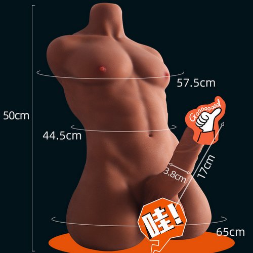 Búp bê silicon bán thân nam size lớn