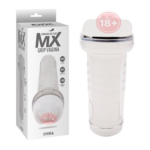 Cốc thủ dâm trong suốt MX Grip Vagina