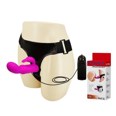 Dương Vật Dây Đeo Có Rung Gân Nổi Thắt Khúc