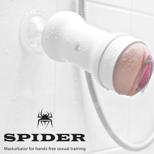 Ống thủ dâm Spiderman gắn tường Rung xoay