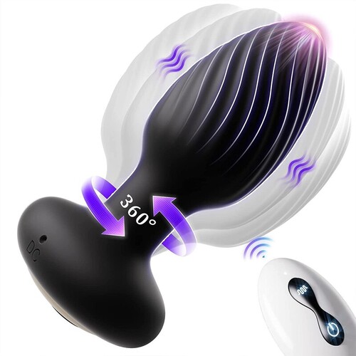 Phích Hậu Môn Rung Xoay 360 Độ