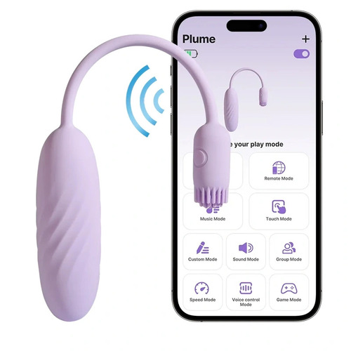 Trứng Rung SVAKOM Plume Đuôi Chổi Linh Hoạt