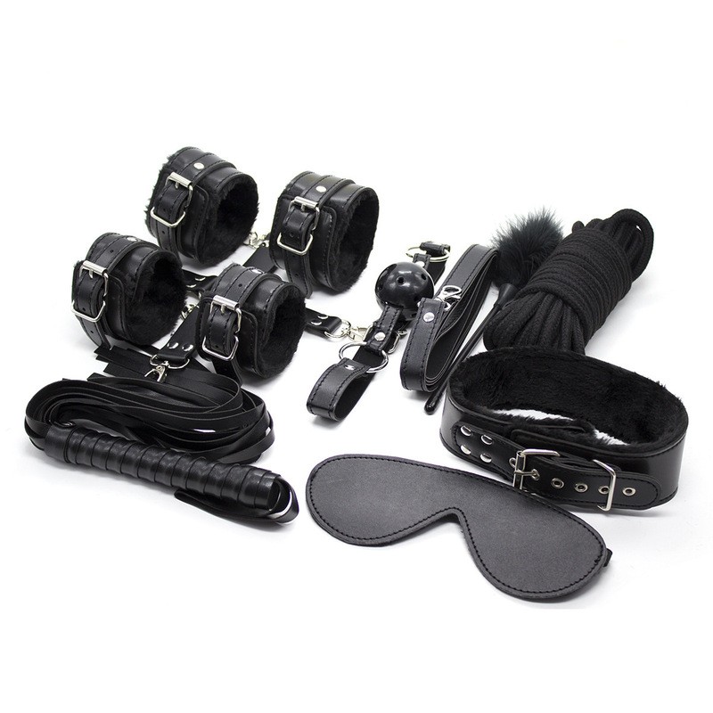 Bộ đồ chơi BDSM Bondage Black cao cấp dành cho cặp đôi