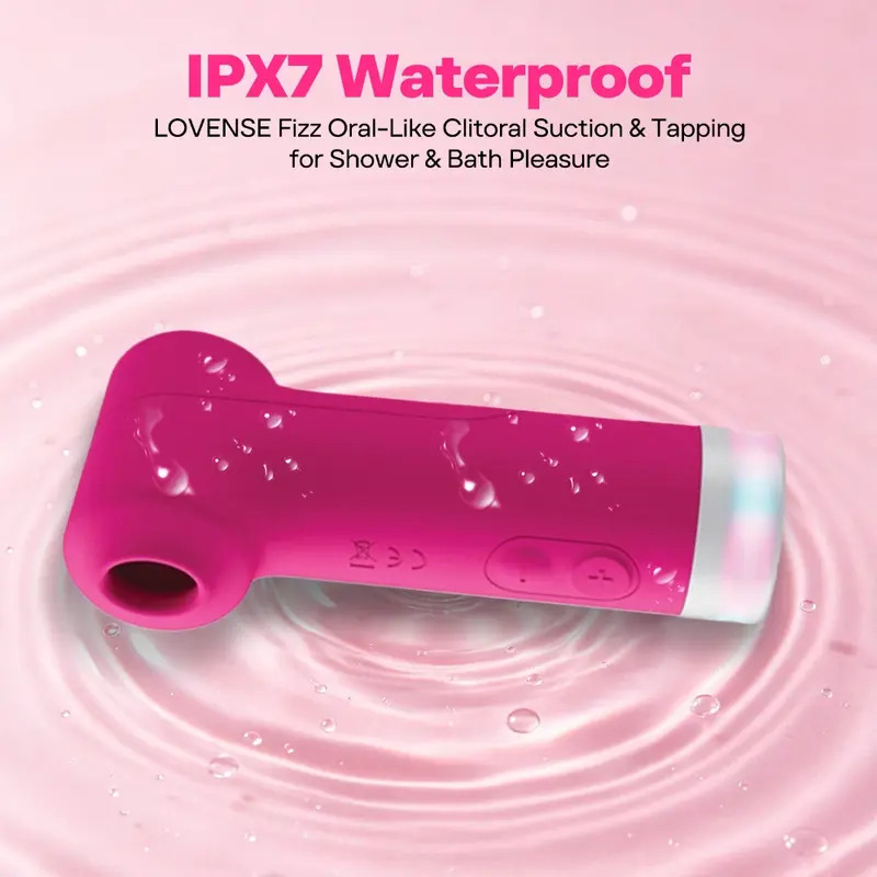 Lovense Fizz silicone body-safe chống nước IPX7