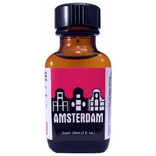 Popper Amstersdam 30ml – chai hít kích thích tình dục cho nam giới và Gay, hương nhẹ, tăng khoái cảm nhanh