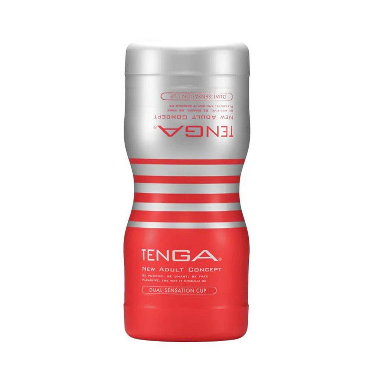 Cơ chế Smooth Pad độc quyền của Tenga Double Hole Cup hỗ trợ bôi trơn tự động.