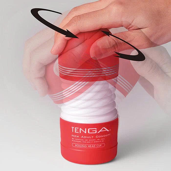 Cốc thủ dâm Tenga Rolling Head Cup đầu lăn 360 độ