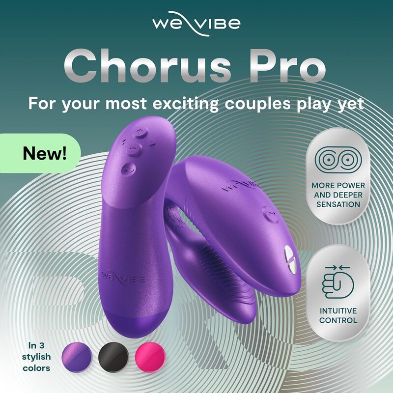 Công nghệ Fusion Wave máy rung chữ C We-Vibe Chorus Pro – chuyển động sóng đồng bộ