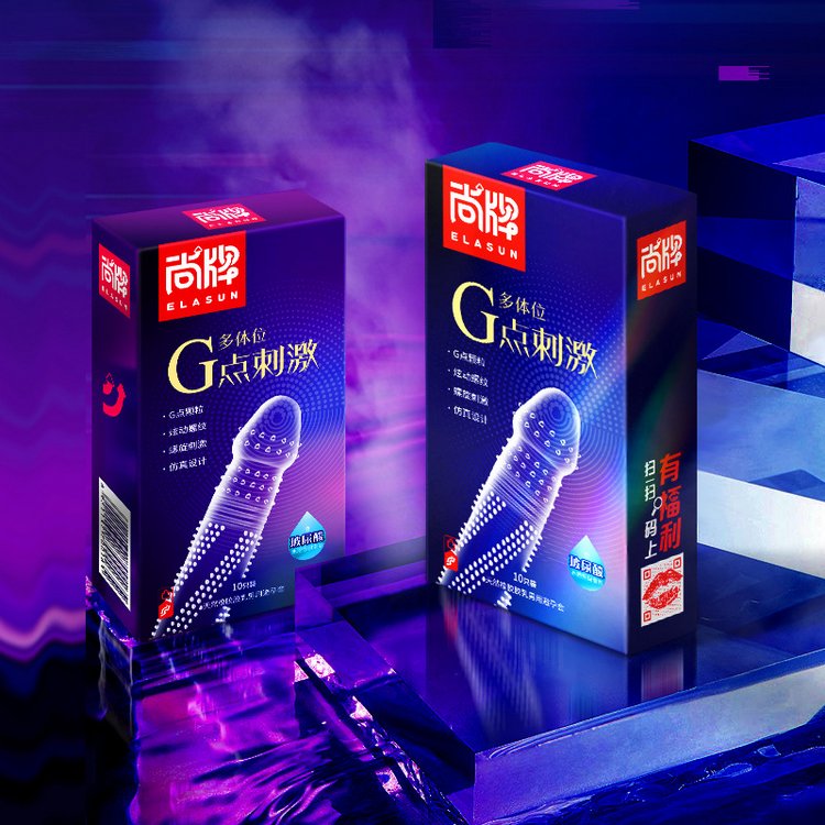 Bao cao su gai ELASUN thiết kế ma sát đa điểm