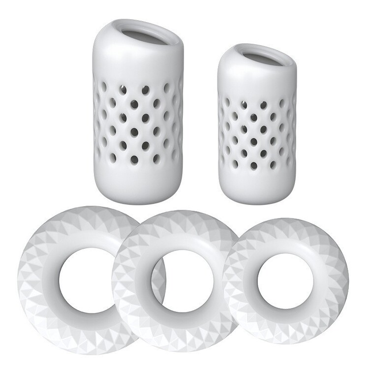 Bộ 5 vòng kháng lực dương vật MELEON TPE cao cấp