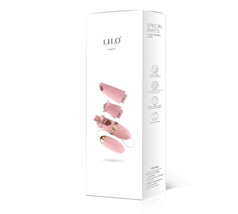 Sextoy bộ Lilo Liếm hút hất kèm trứng rung