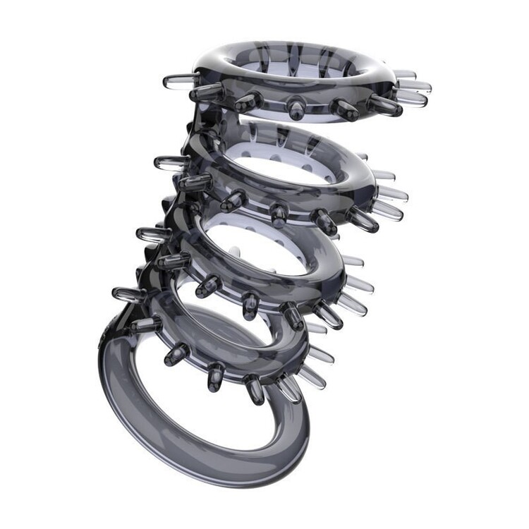 Vòng đeo dương vật Yunman trong suốt quai đeo chắc chắn