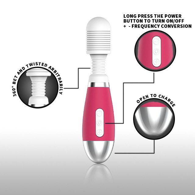 Cận cảnh đầu chày rung Xuanai Đam Mê xoay linh hoạt 360 độ