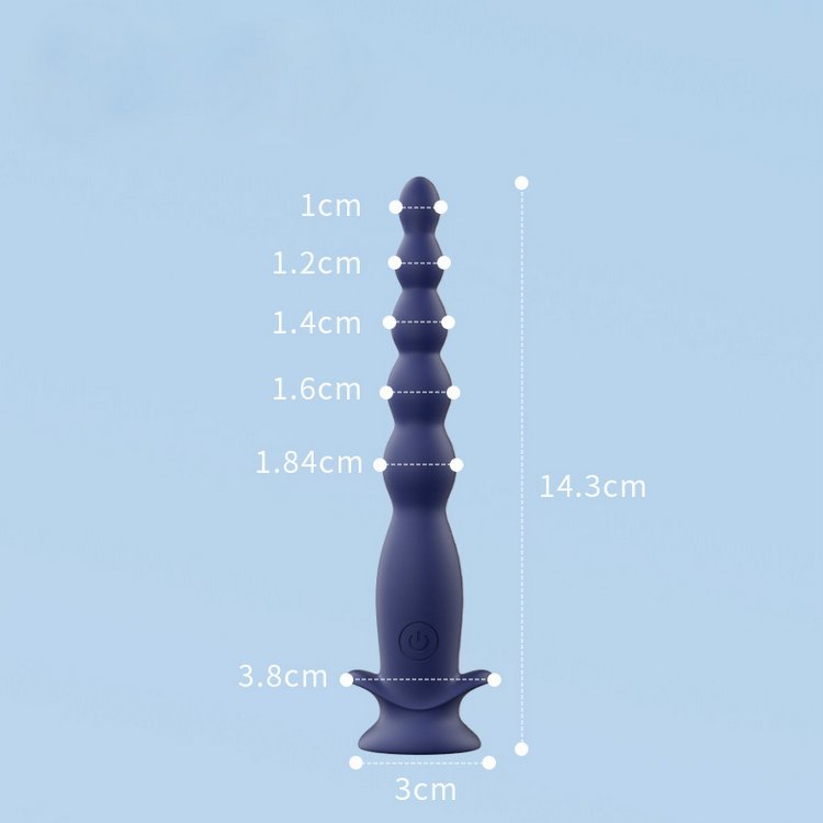 Kích thước và cấu tạo chuỗi hạt rung hậu môn Mê Lực.