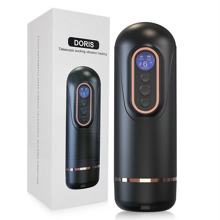 Cốc thủ dâm DORIS tự động có sưởi ấm, rung thụt co thắt bú giá thành hợp lý