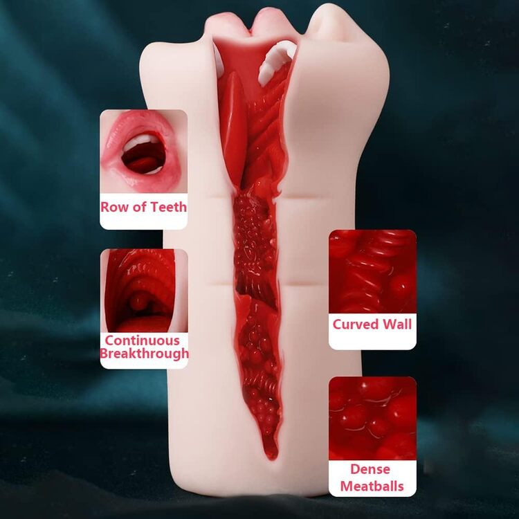 Đồ chơi tình dục bằng miệng MizzZee chất liệu TPE mềm mại mô phỏng oral chân thực