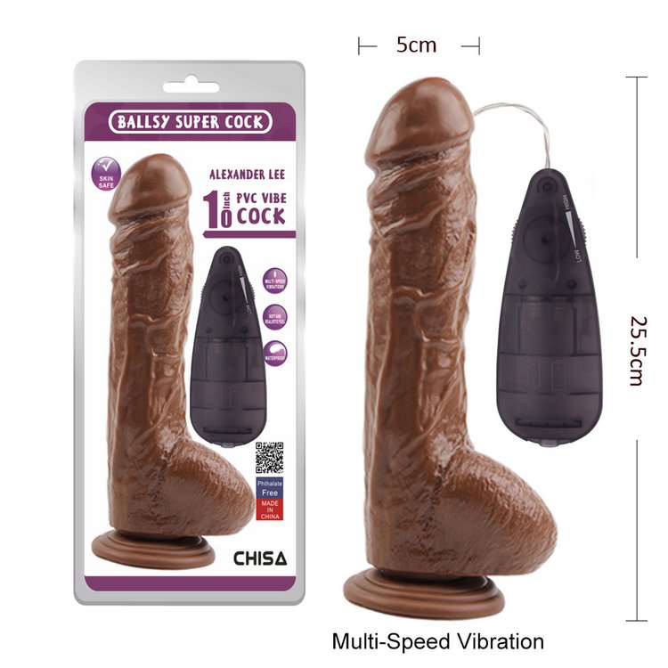 Dương vật giả có rung Alexander Lee 10 khi gắn tường