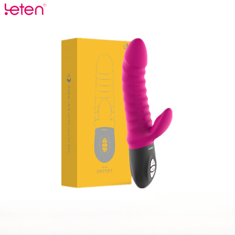 Sextoy Leten rung thụt chống nước sạc pin từ tính cao cấp