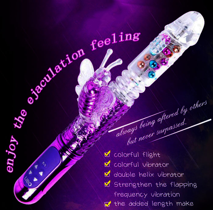 Dương vật giả cầm tay LIBO rung thụt ngoáy bi xoay cao cấp chống nước 100%