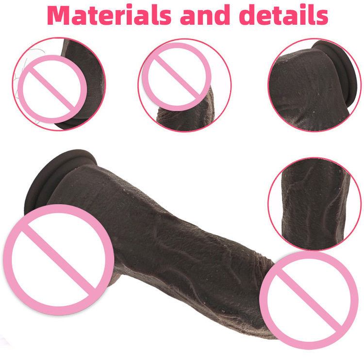Dương vật silicon da đen siêu khủng siêu mềm chất liệu silicone mềm mại
