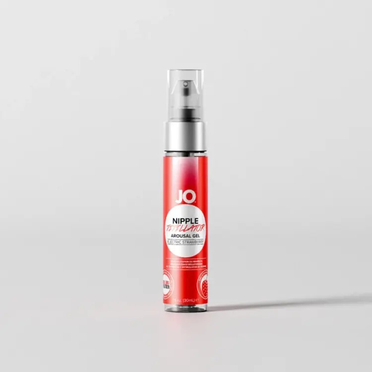Gel kích thích núm vú JO Nipple Titillator Electric Strawberry