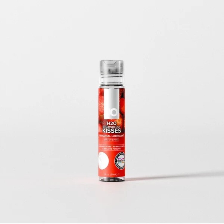 Gel quan hệ bằng miệng JO H2O Strawberry Kisses hương dâu tây ngọt ngào