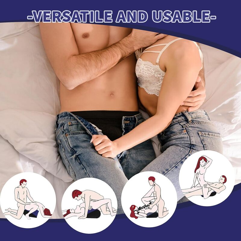Gối tam giác hỗ trợ nhiều tư thế khác nhau cho cặp đôi