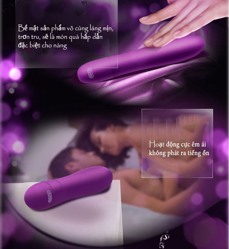 Mát xa cao cấp Durex V-Vibe – Máy rung điểm G nhỏ gọn cho nữ
