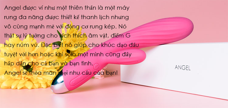 Máy Mát Xa Svakom Angel rung điểm G cao cấp