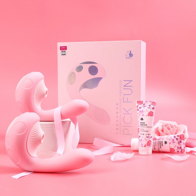 Máy rung bú âm đạo 2 đầu Leten Pick Fun có hút và sưởi ấm