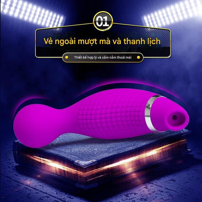 Prettylove Pecker máy hút âm vật mini sạc USB tiện lợi