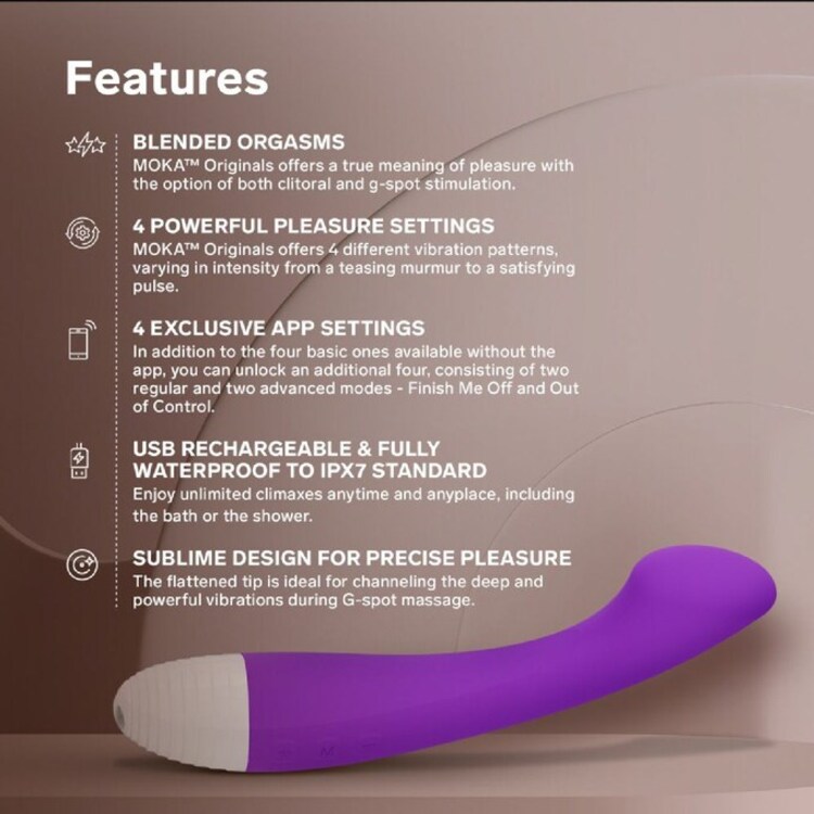 Máy rung Lelo Moka Originals kết nối App