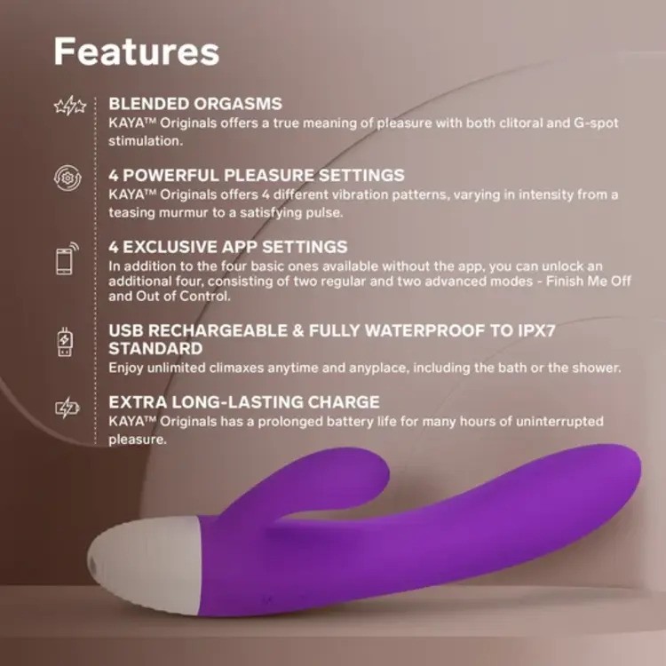 LELO KAYA Originals kết nối ứng dụng