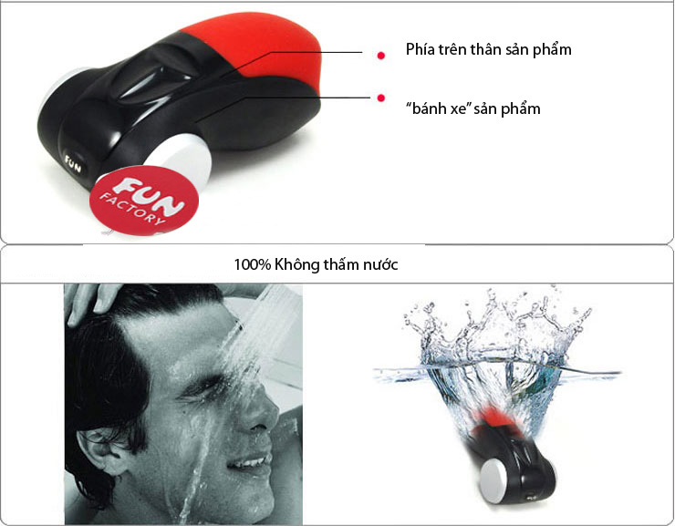 Cốc thủ dâm Fun Coppola chống nước dùng khi tắm