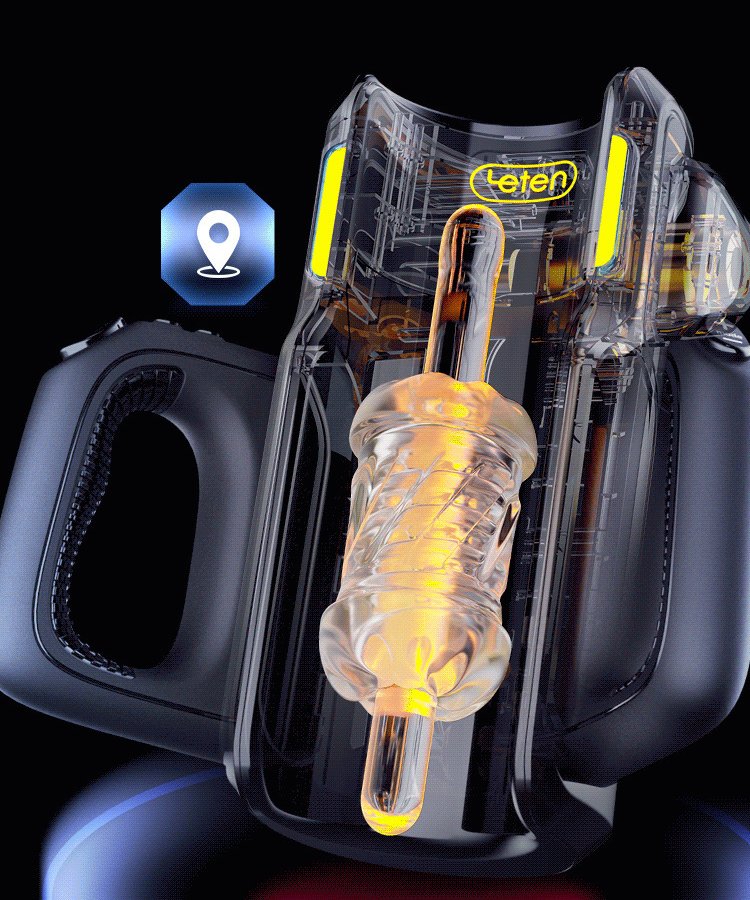 Máy thủ dâm tự động Leten King Pro có giá đỡ điện thoại