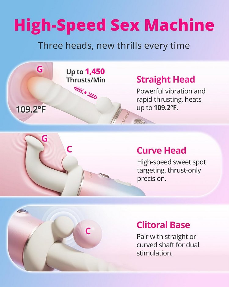 Lovense Spinel điều khiển app, hỗ trợ thụt nhanh – rung sâu – sưởi nóng mô phỏng cơ thể.