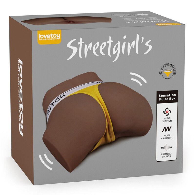 Mông giả rung rên bú Streetgirl Black sạc USB