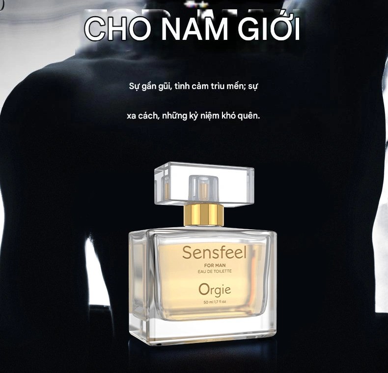 orgie sensfeel for him 50ml eau de toilette pheromone nam kích thích ham muốn nữ