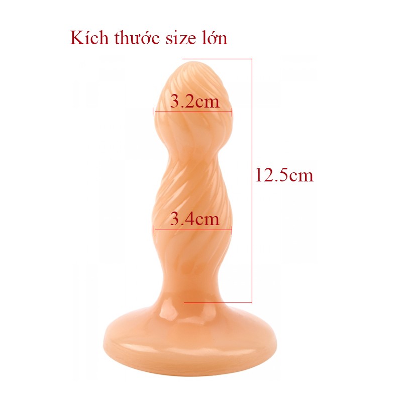 Phích hậu môn Chisa Small Wave Probe mẫu to 12,5cm