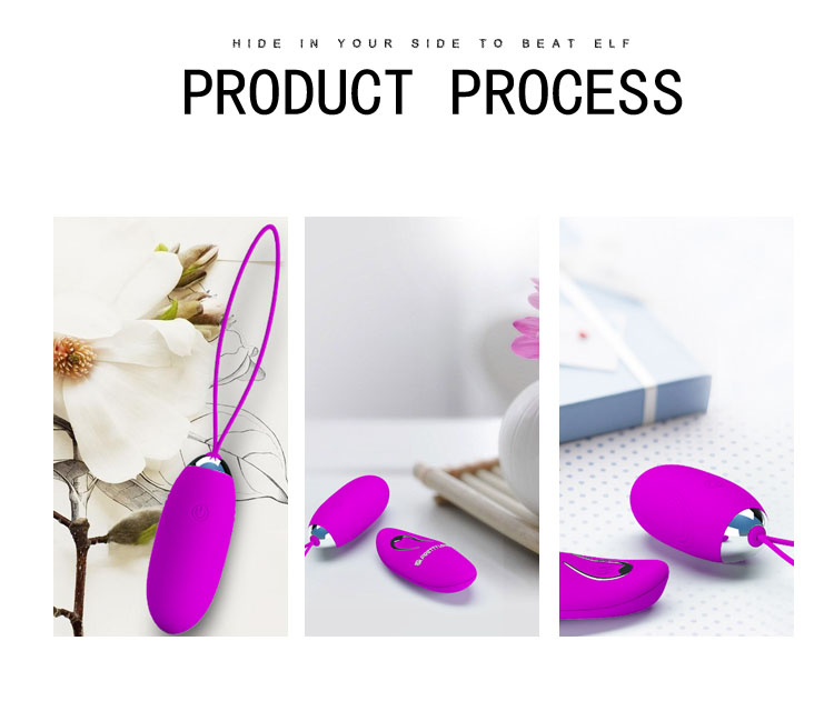 Trứng rung tình yêu Jenny silicon mềm màu tím điều khiển từ xa