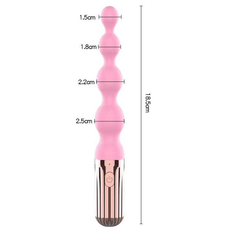 Kích thước chi tiết thanh rung hậu môn Sakura Fini 18.5cm