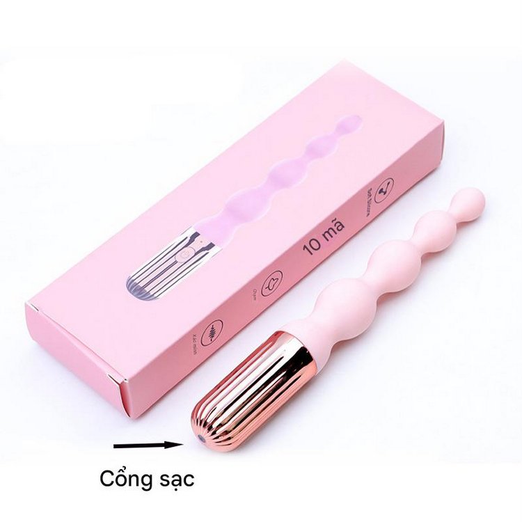 Chất liệu silicone mềm mại của thanh rung hậu môn Sakura Fini