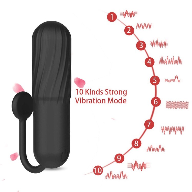 Trứng rung mini sạc pin Yeain Stormy 10 chế độ