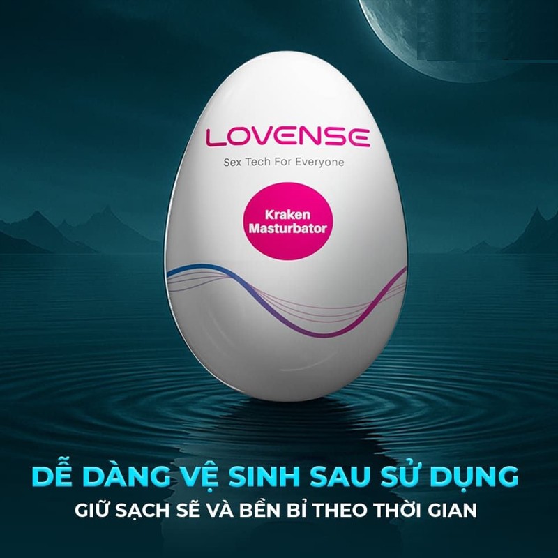 Quả trứng thủ dâm Lovense Kraken chính hãng mini co giãn