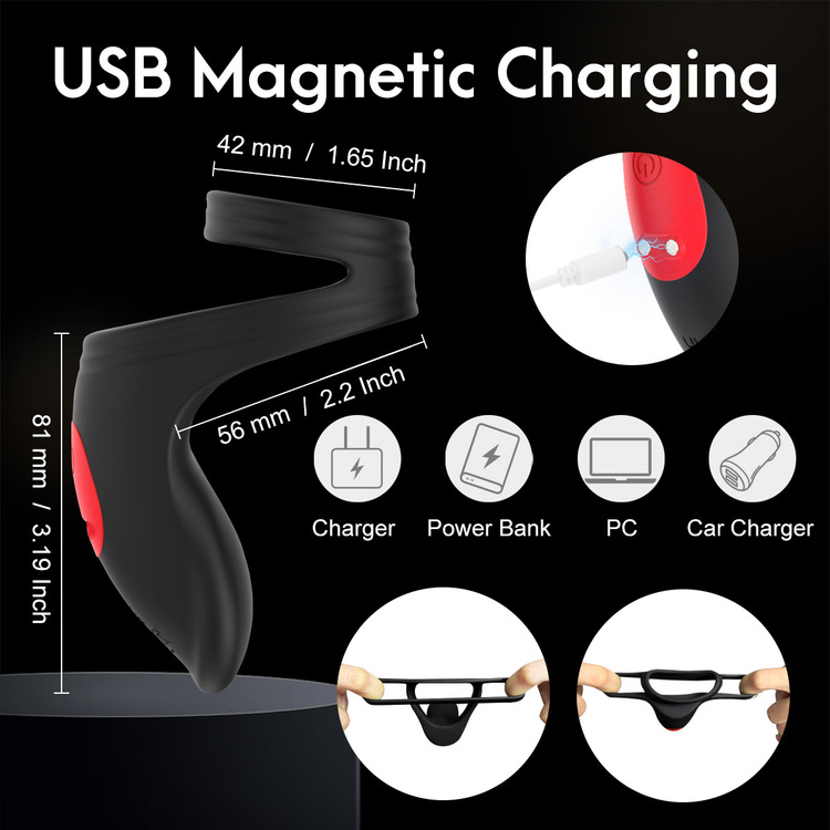 cockring rung lưỡi liếm silicone cao cấp Fanshiyao