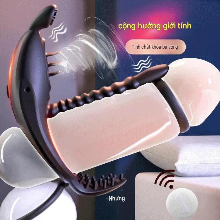 Vòng rung liếm đôn 3 trong 1 kích thích âm vật
